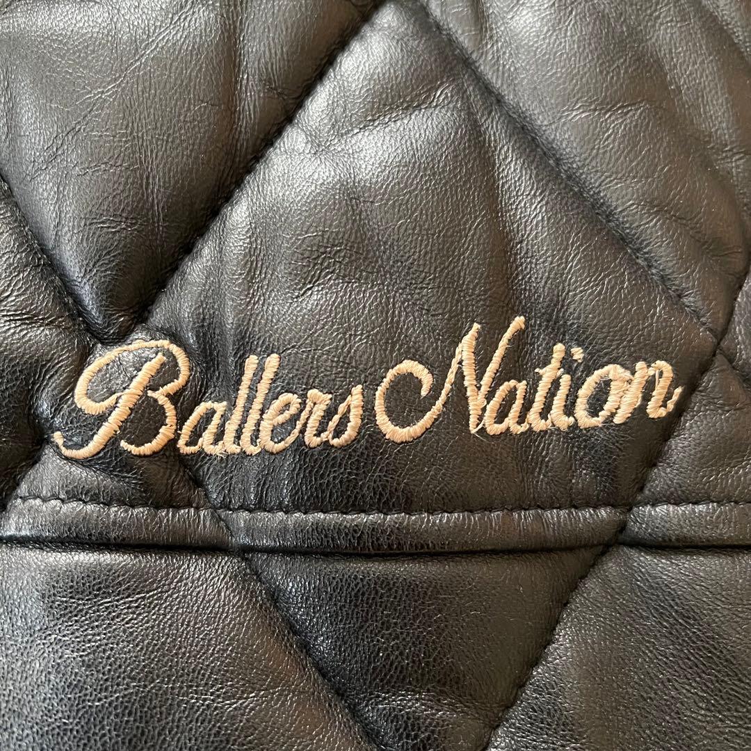 Ballers Nation/キルティングレザーダウンジャケット/101着限定