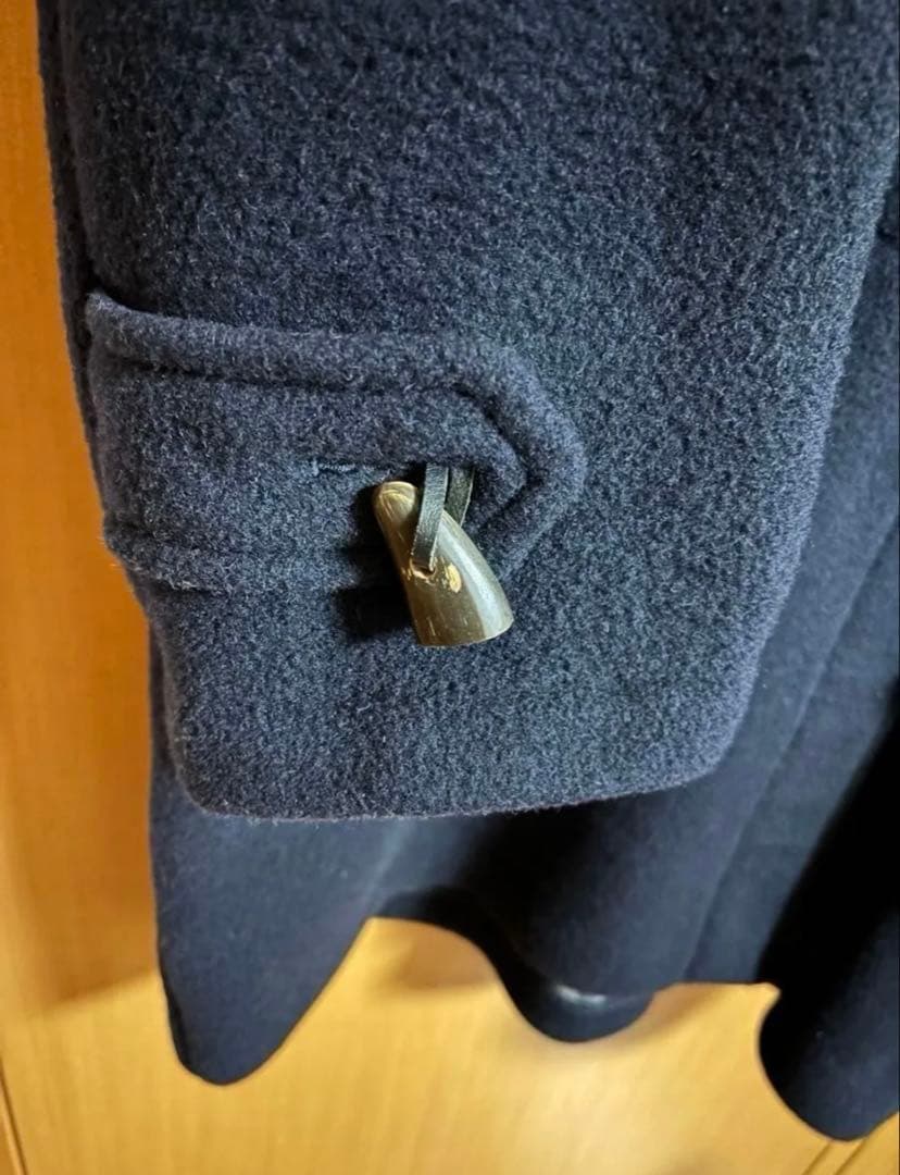 Burberrys ネイビー ウールダッフルコート 英国製