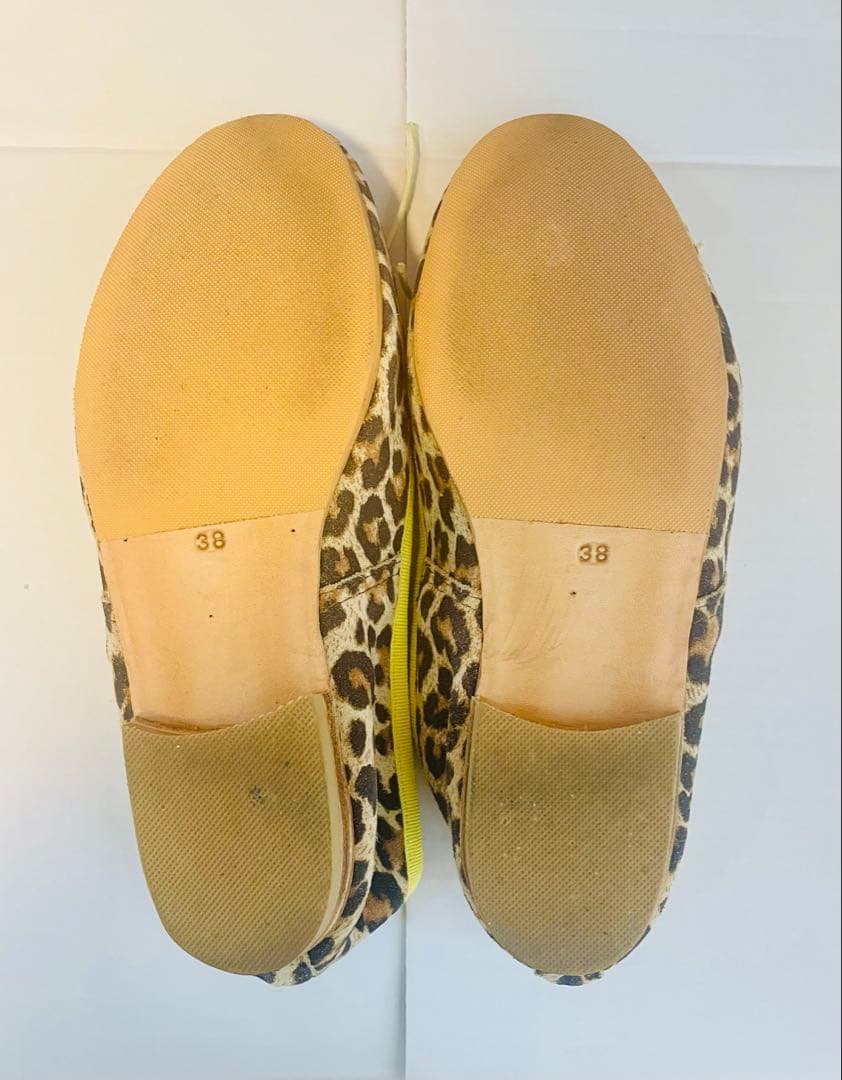 【お値下げ中！】ポルセリ　レオパード柄バレエシューズ