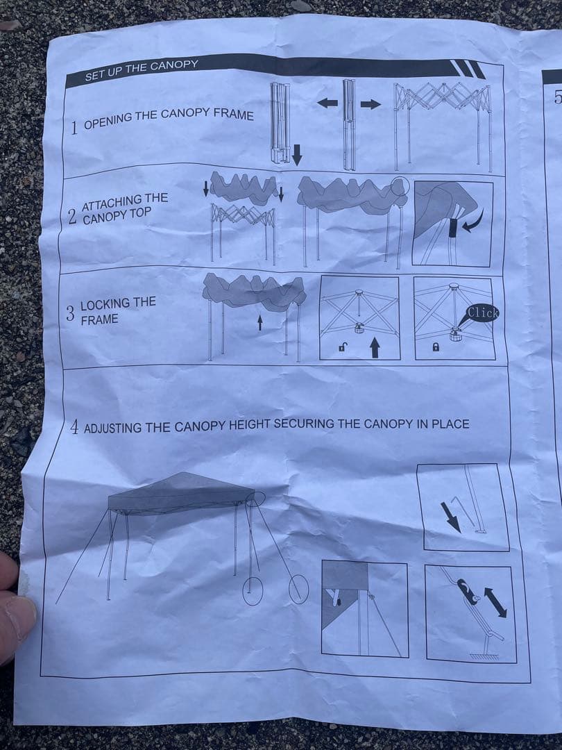 ABCCANOPY ワンタッチタープテント 2m×2m ホワイト