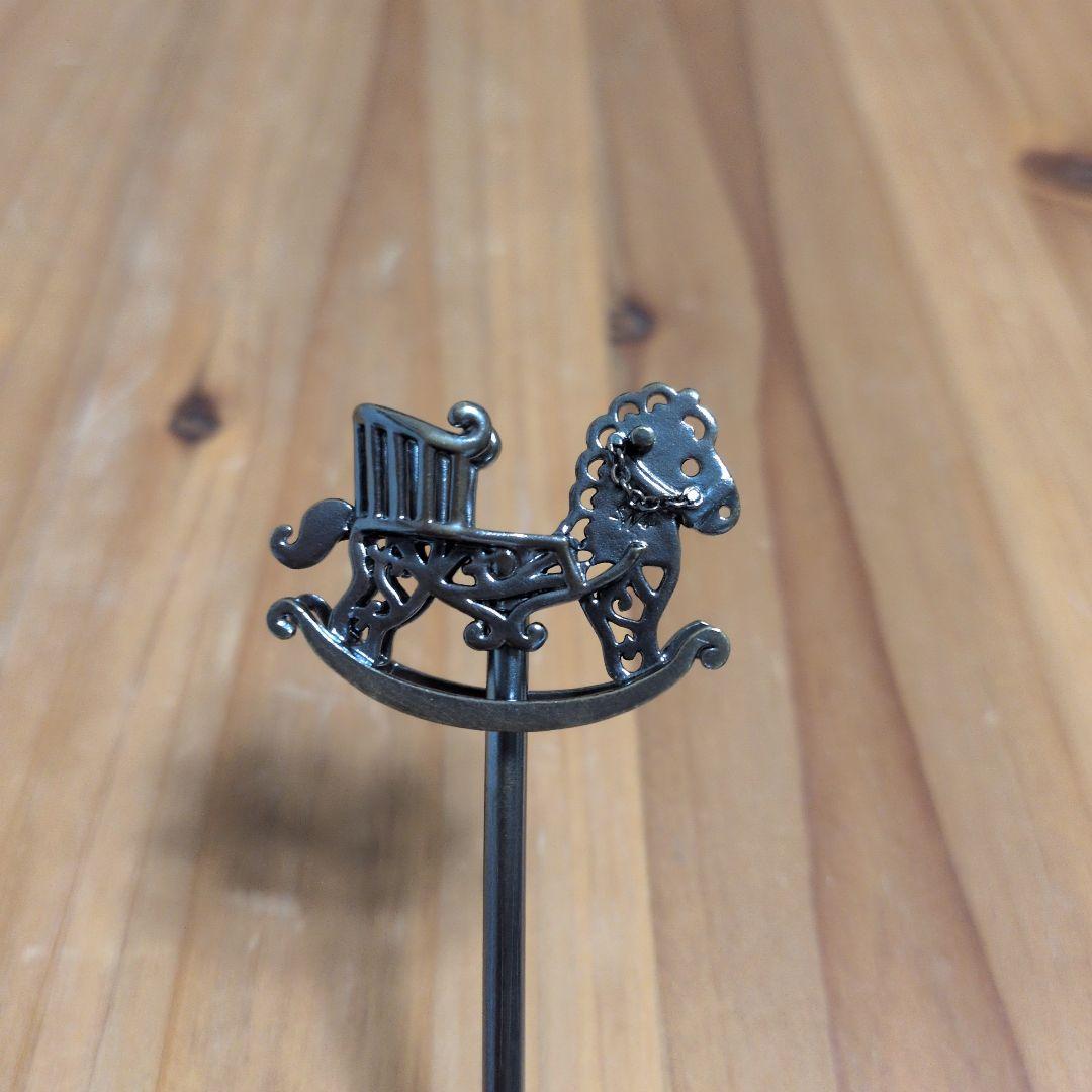 かんざし屋wargo「ichirin簪moon＆木馬簪」