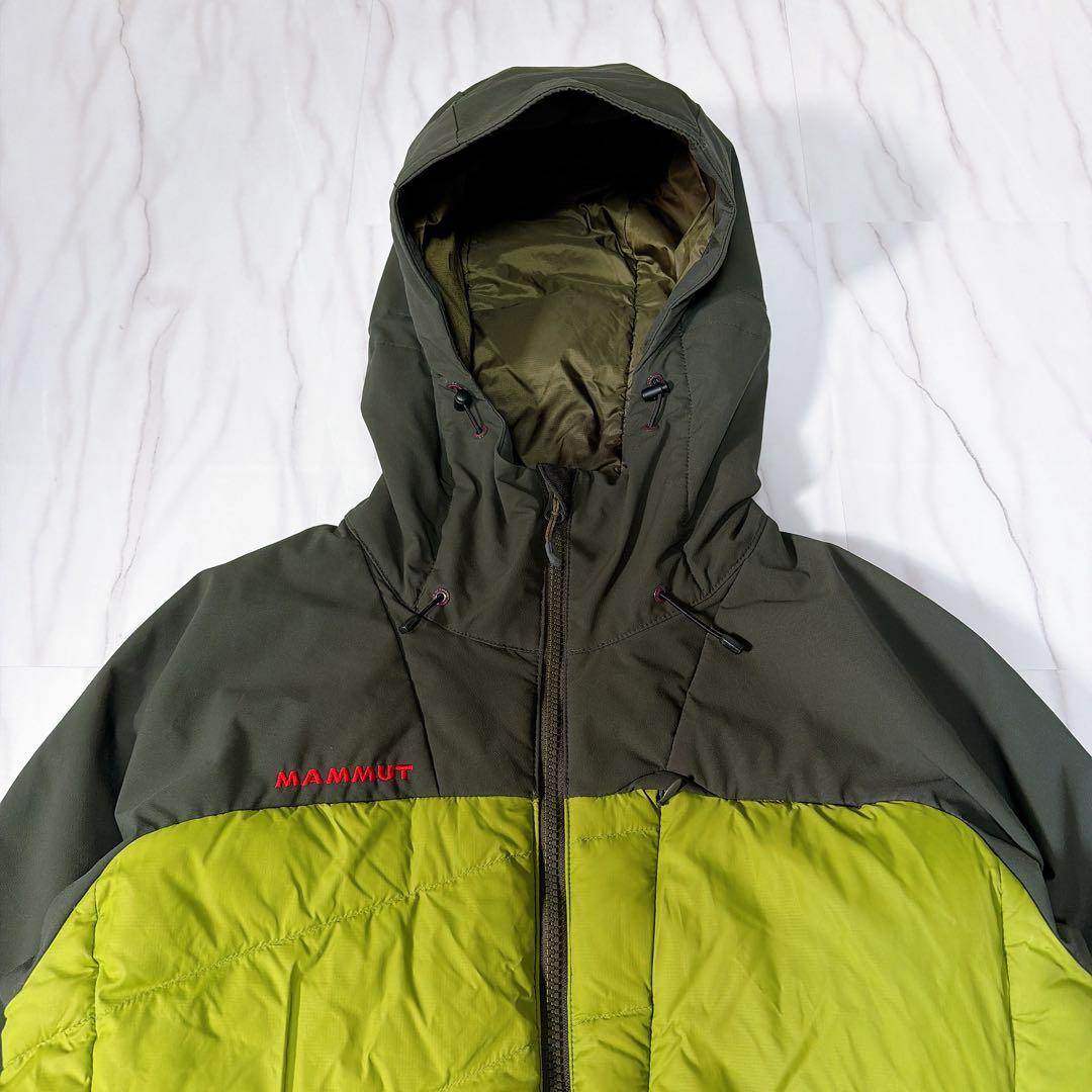 マムート ビレイハイブリッド インシュレーションジャケット グリーン Mサイズ