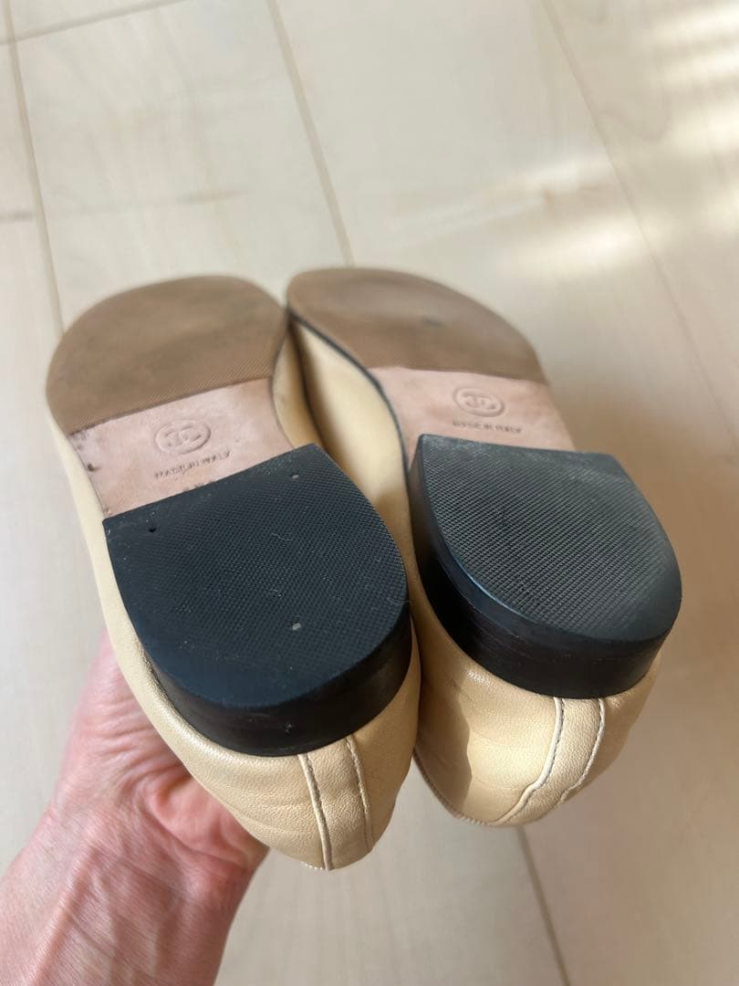 CHANEL バレエシューズ ベージュ・黒 35