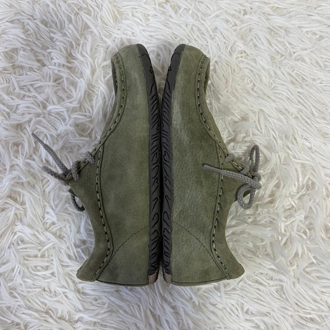 美品✨MERRELL メレル Mootopia lowモカシン 緑 23.5