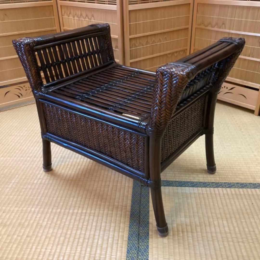 竹製 スツール チェア 椅子 ベンチ 置物台 飾り棚 和風 家具 モダン レトロ