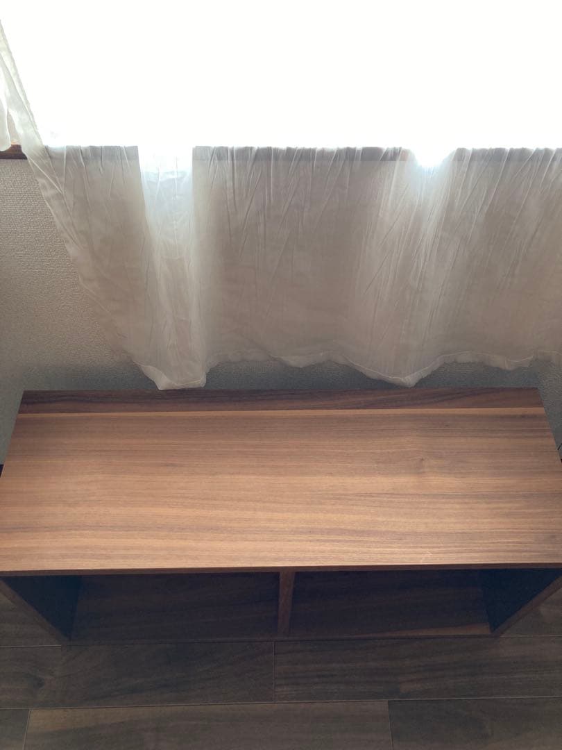 無印良品 スタッキングシェルフ 2段×1列 ウォールナット