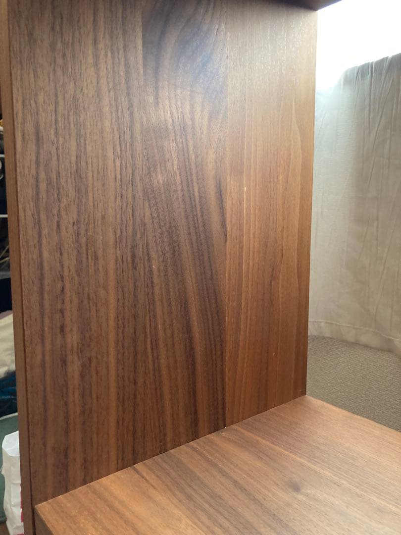 無印良品 スタッキングシェルフ 2段×1列 ウォールナット