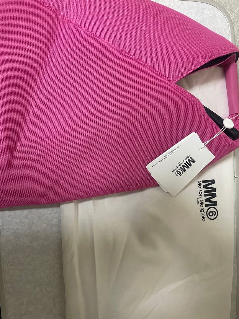 未使用MM6 Maison Margiela ピンク ミニハンドバッグ