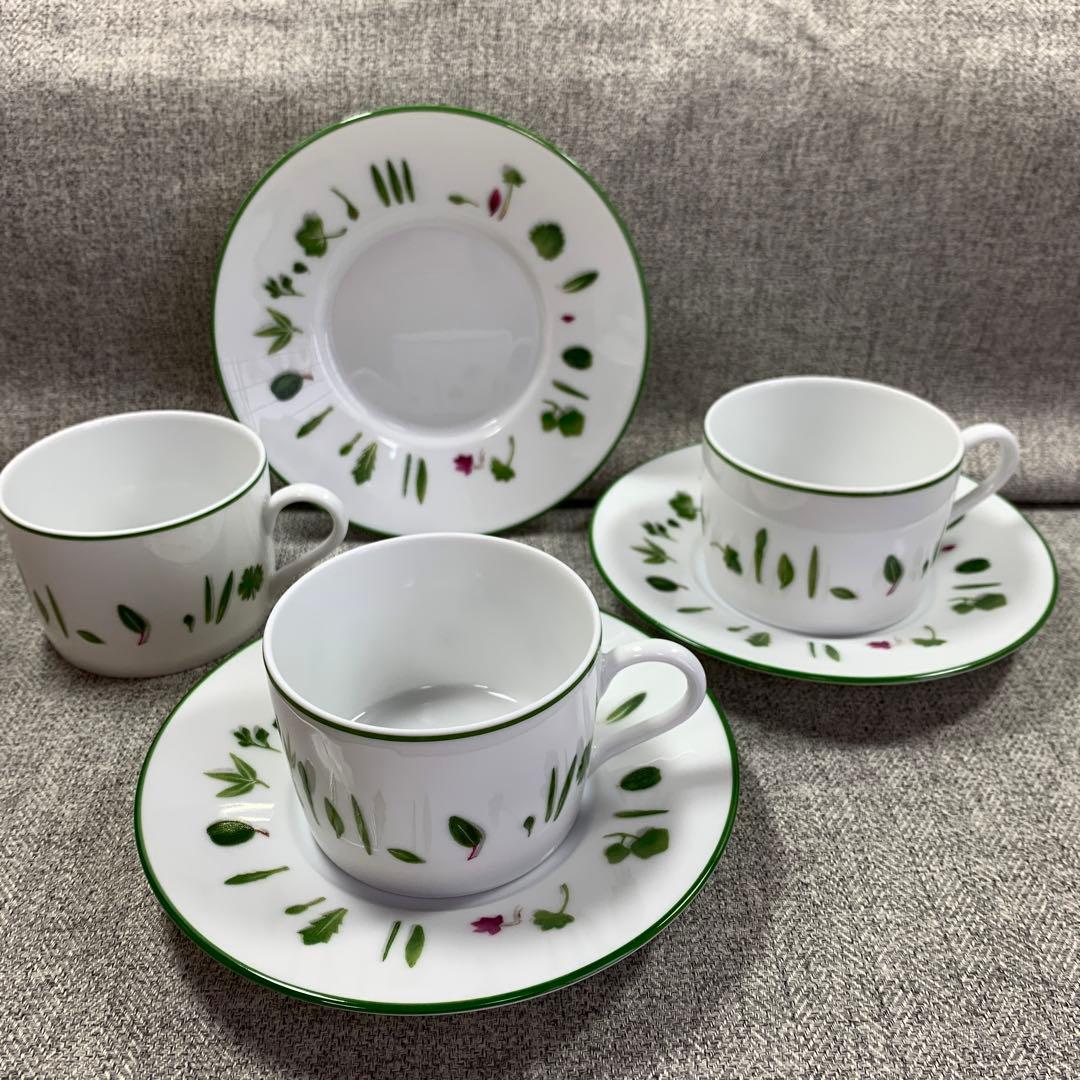 エルメス　メスクラン　カップ＆ソーサー　プレート　スクエアプレート