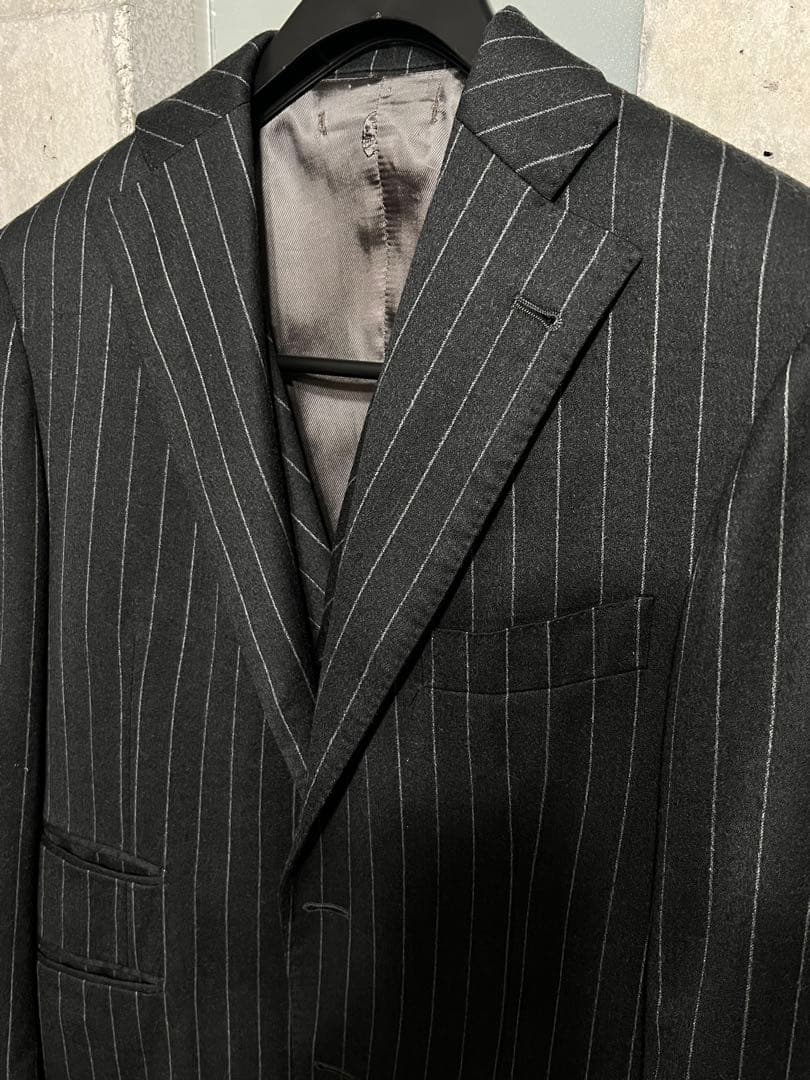 GABRIELE PASINI◆セットアップ/44/ ダークグレー ストライプ