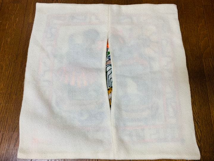【ハンドメイド】チチカカ湖の刺繍入りクッションカバー