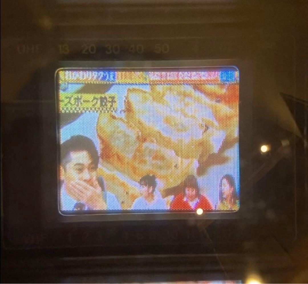 動作確認済み 映像確認済み ポータブルマイクロテレビ1984年製