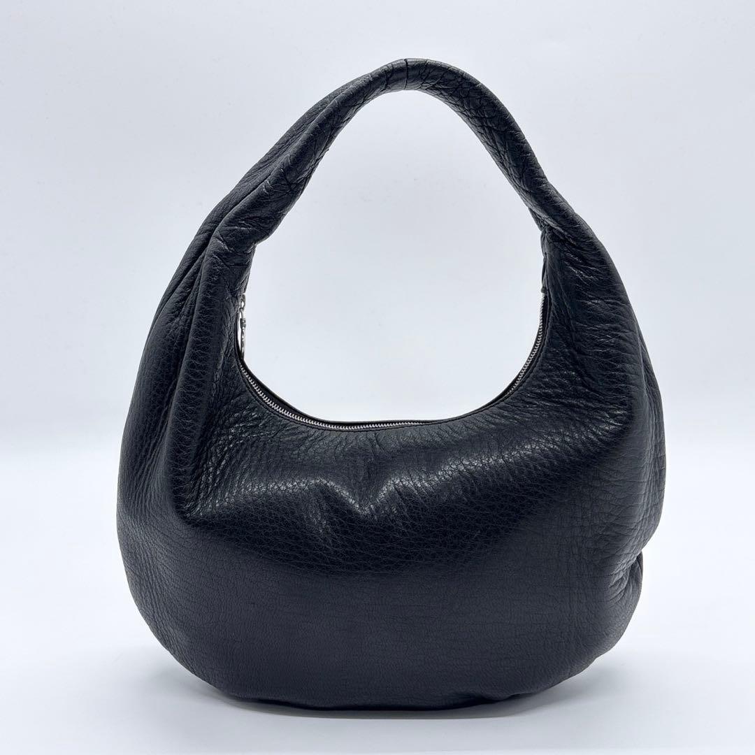 美品✨Aeta ハンドバッグ ROUND ONE SHOULDER M ブラック