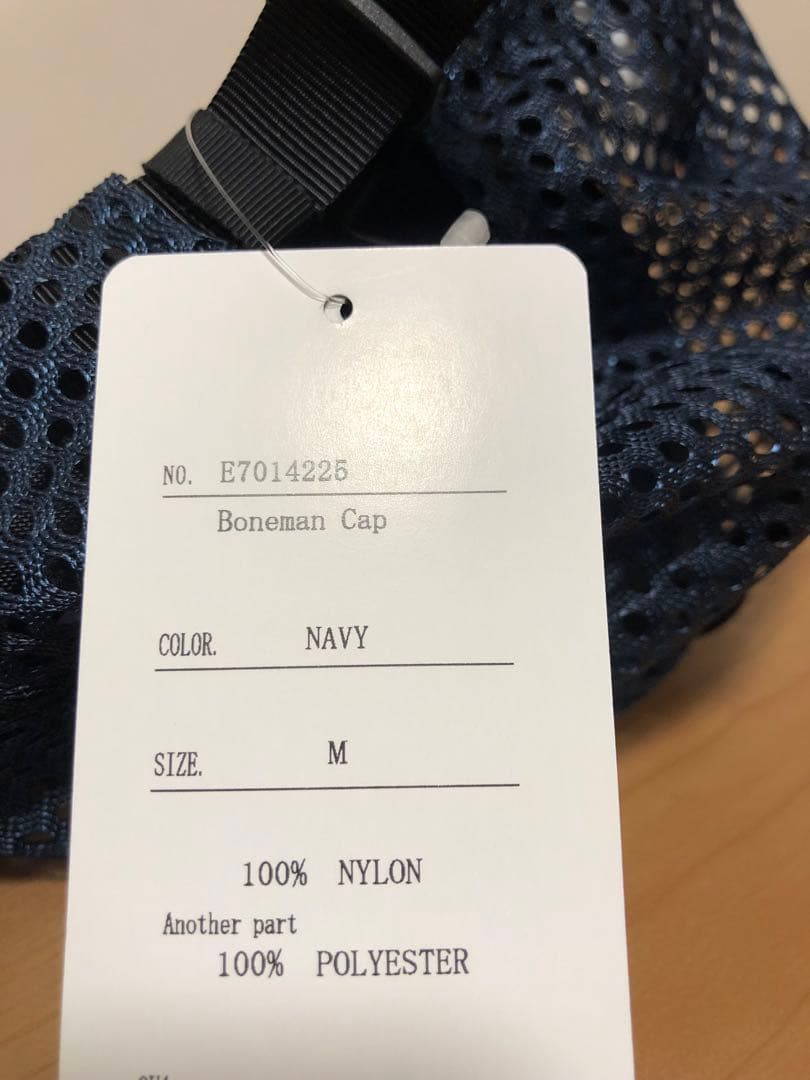 Eldoreso エルドレッソ　ボーンマン　キャップ　未使用品　ネイビー