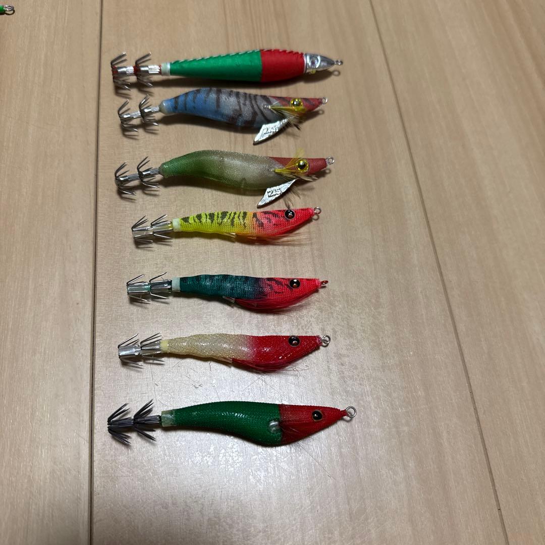 イカメタル、エギ、ドロッパー、スッテ、リーダー、ケースセット