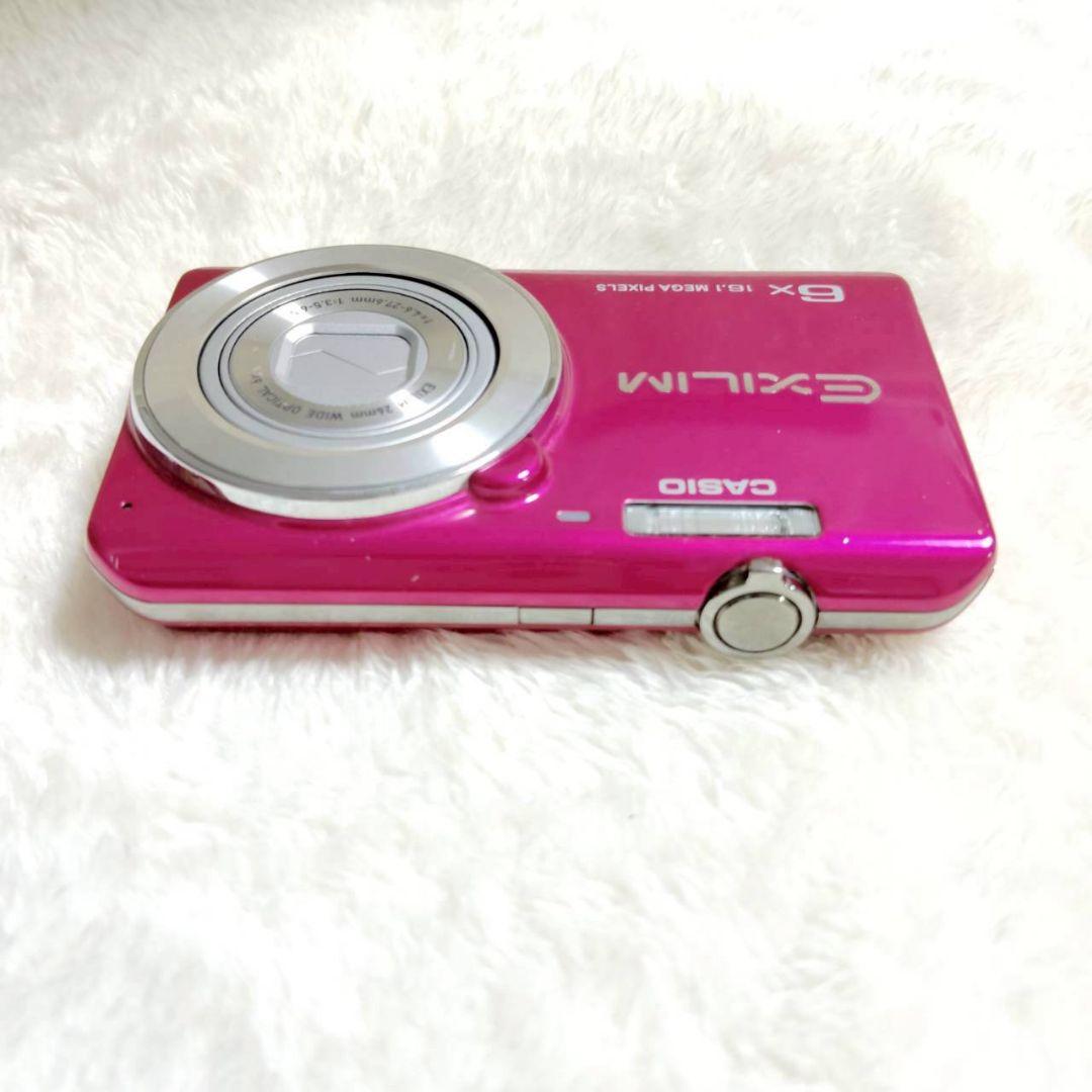 美品✨ CASIO EXILIM EX-ZS25 レッド バッテリー デジカメ