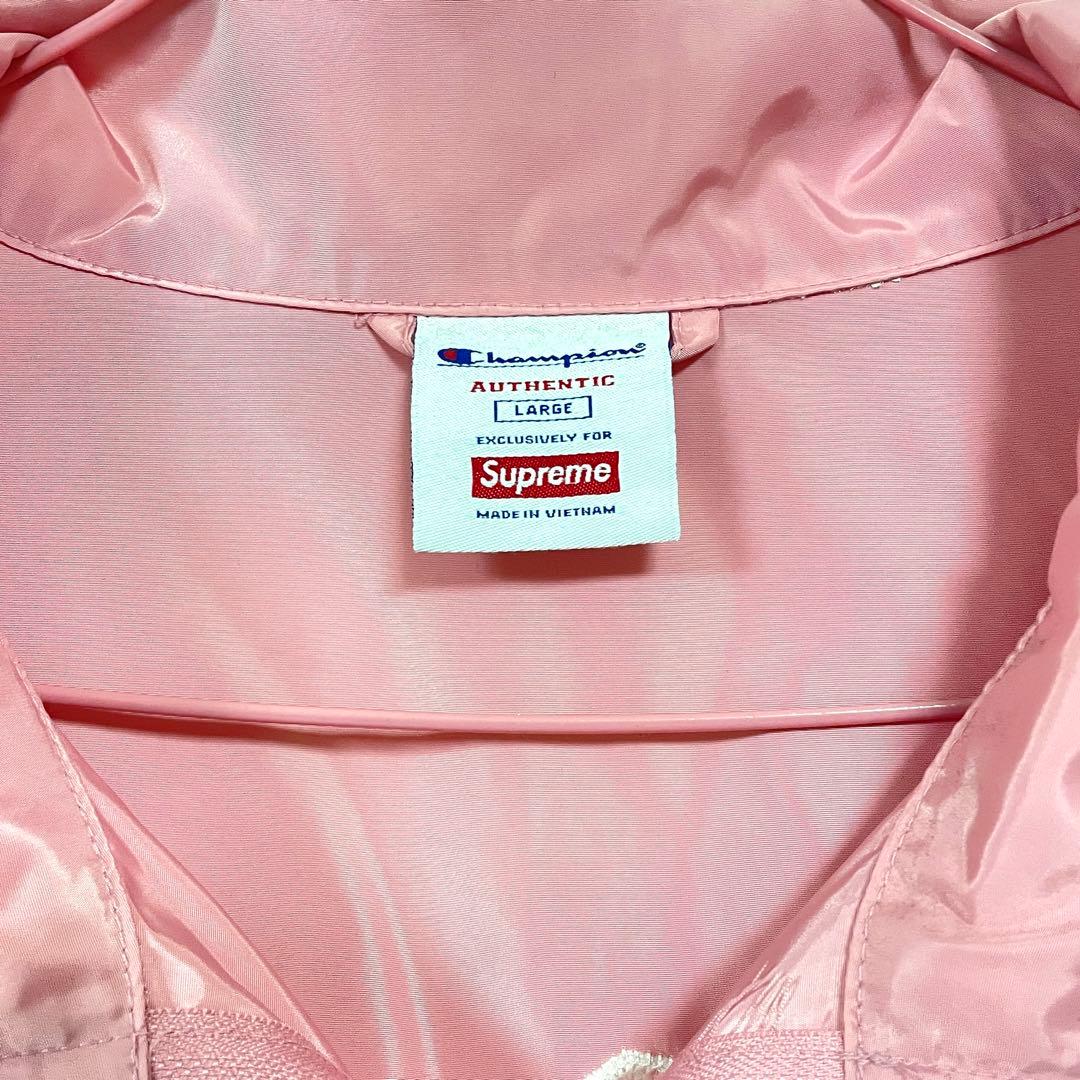 SUPREME×Champion ハーフジッププルオーバー ナイロンジャケット