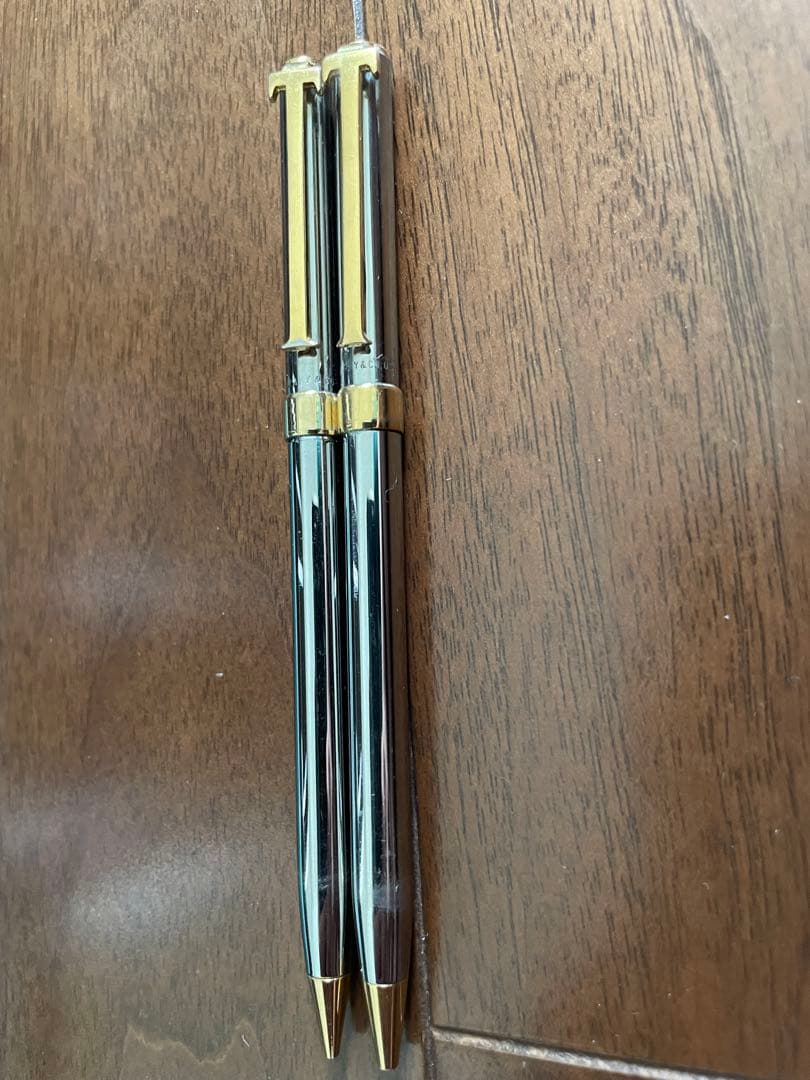 レア⭐︎ ティファニー　ルテニウム　シャープぺン　ボールペン　セットtiffany