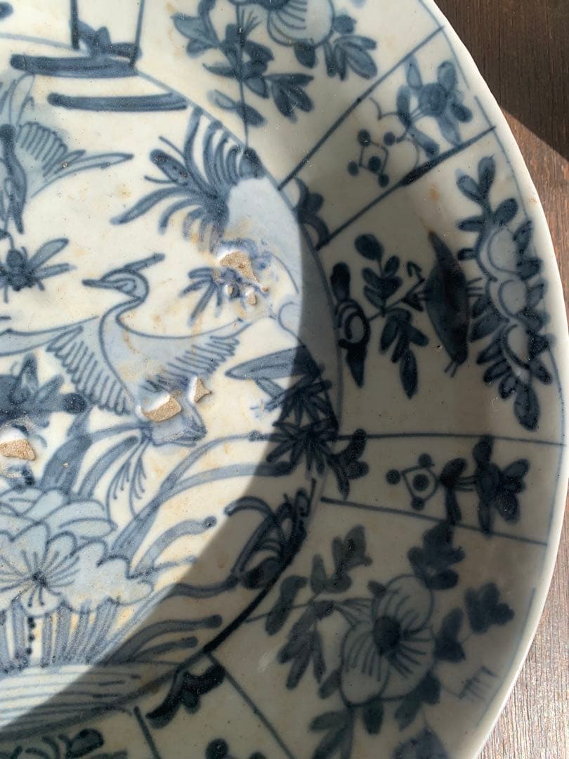 中国明時代染付大皿