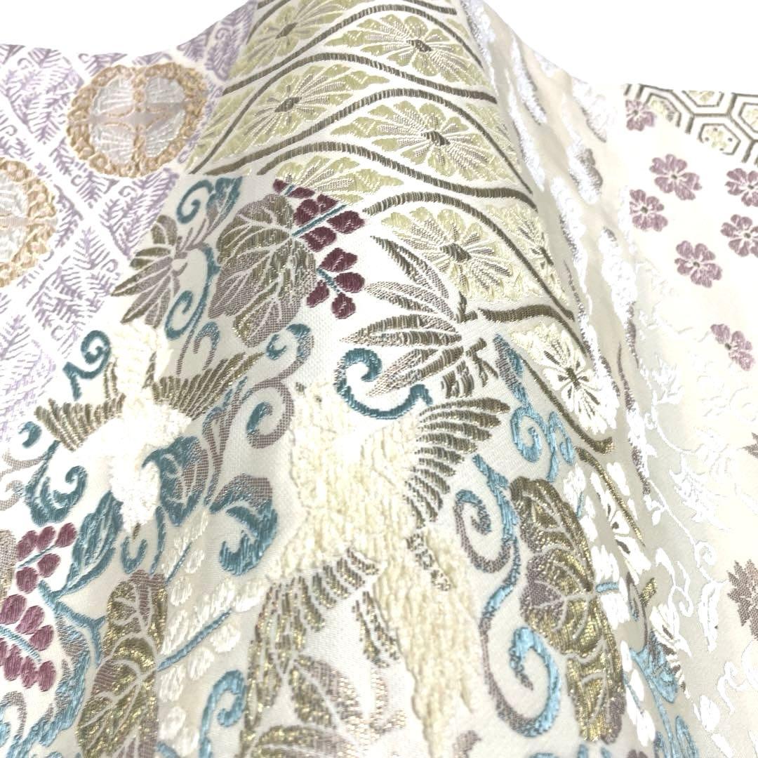 専用帯5083 ●さが美扱い 高級 正絹 全通全景 御印華唐織 両面全通 袋帯