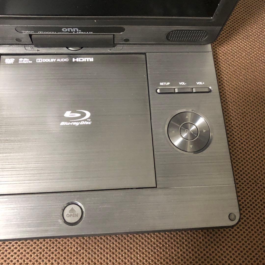 美品　ポータブル　ブルーレイプレーヤー　ONN 11インチ　100009768