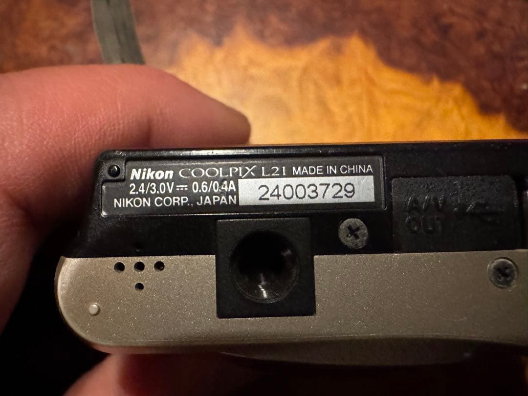 Nikon coolpix L21 一応動作確認OK