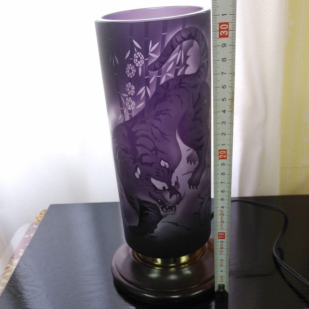 ランプ　ガラス　硝子　作家一点もの　【寅】　ハンドメイド