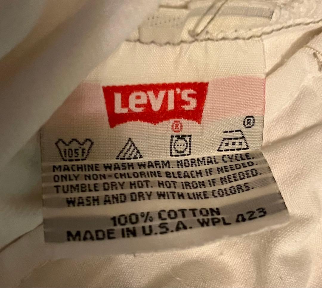 Levi's 501 made in usa ホワイト