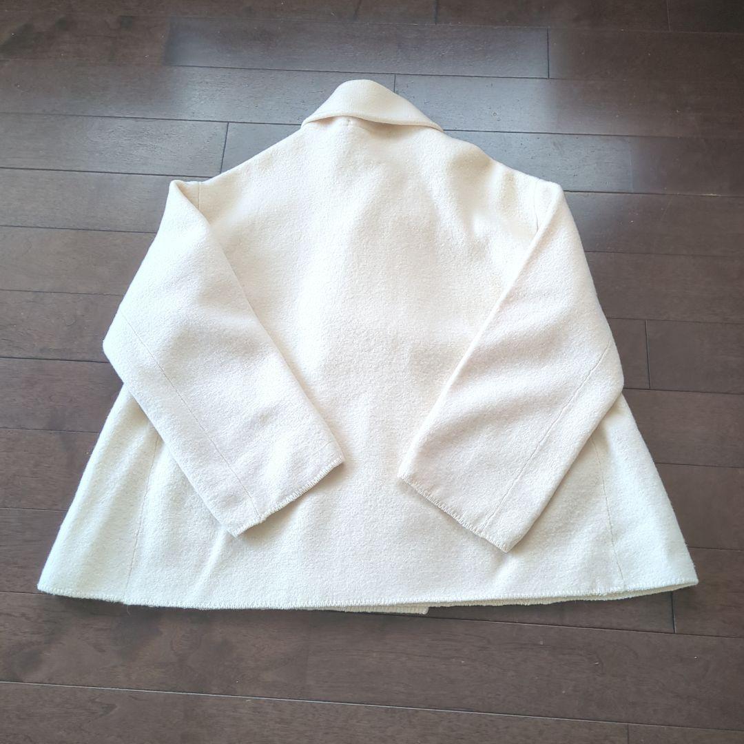 45R 縮絨ニットのPラップジャケット