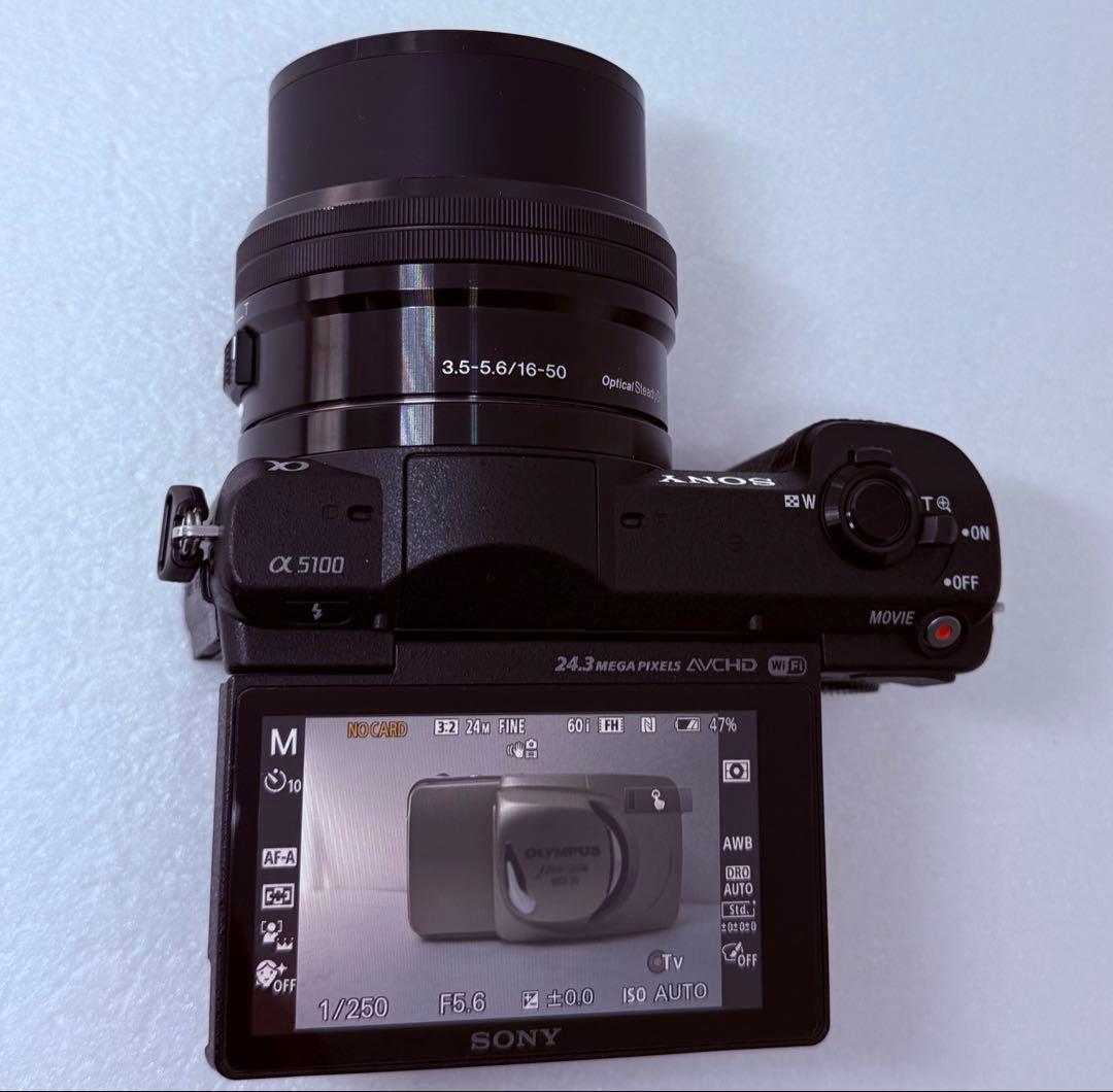 Sony α5100 パワーズームレンズキット 動作確認済 ショット数607回