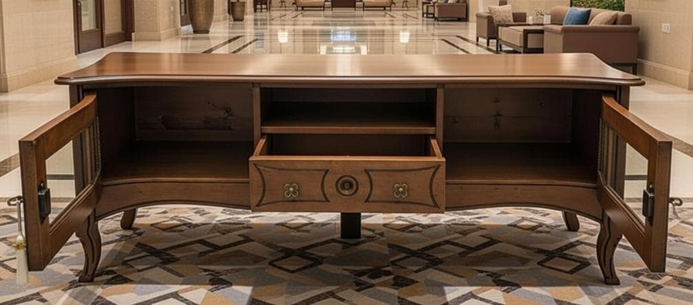 イタリア テレビボード テレビ台 幅150cm クラシック ネコ脚 15-507