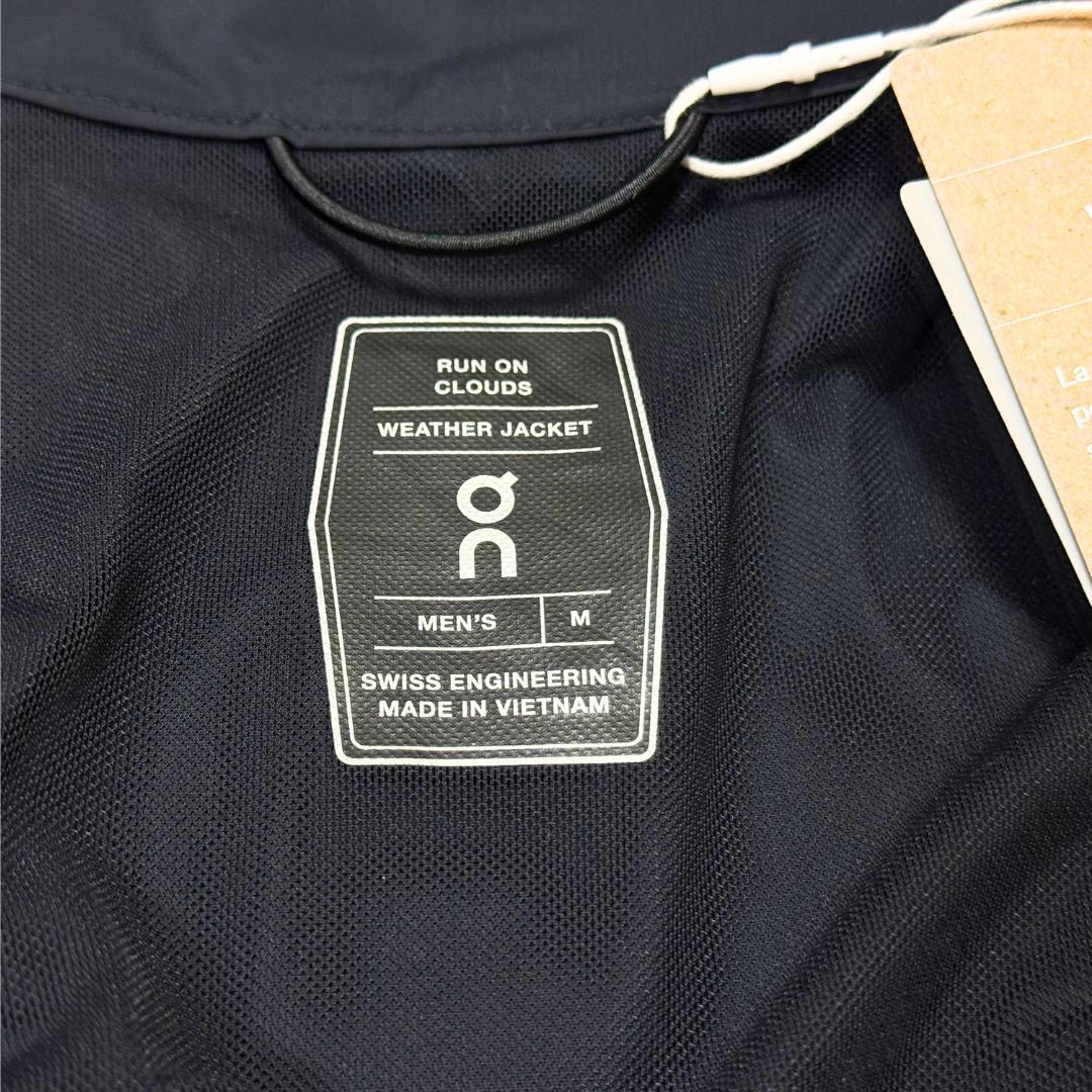 ⭐新品　On Weather Jacket ウェザージャケット M　黒　防風通気