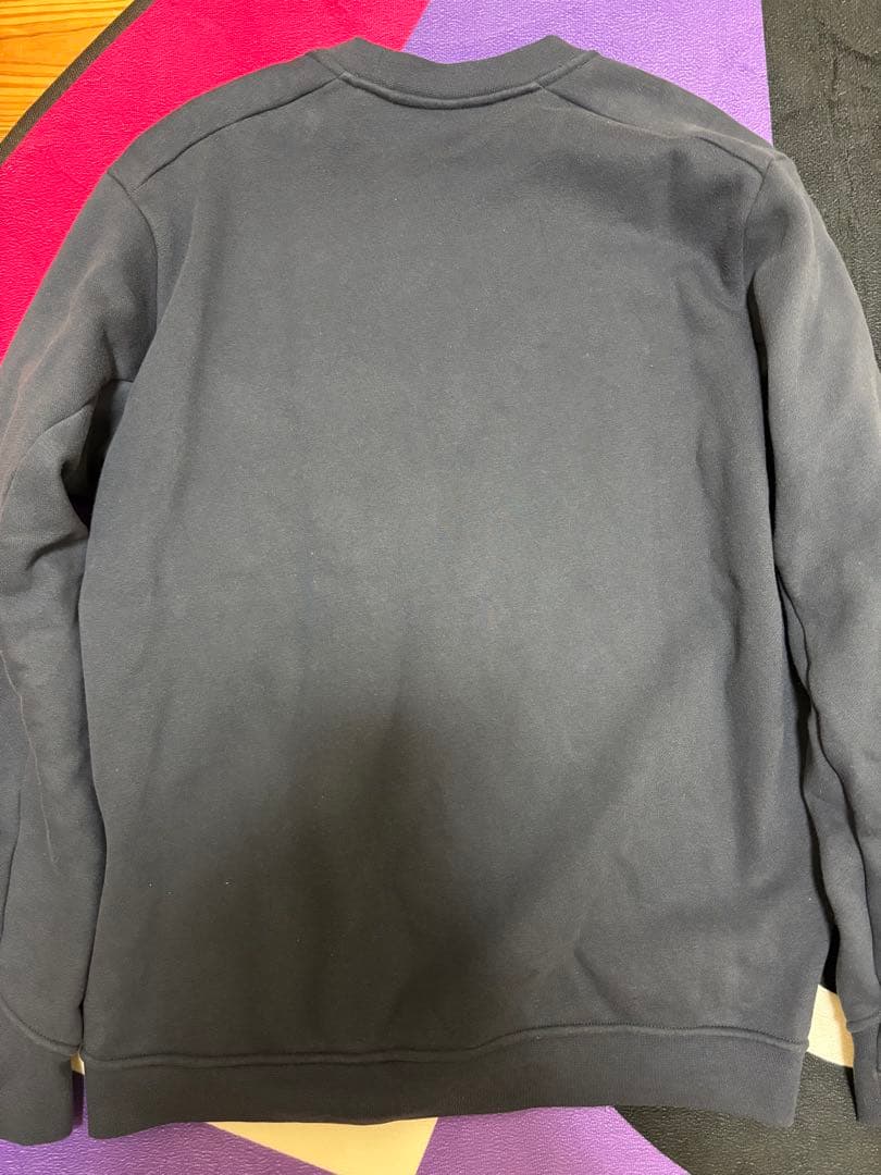 ARC'TERYX エンブレムフリースクルーメンズ ブラックサファイアSサイズ