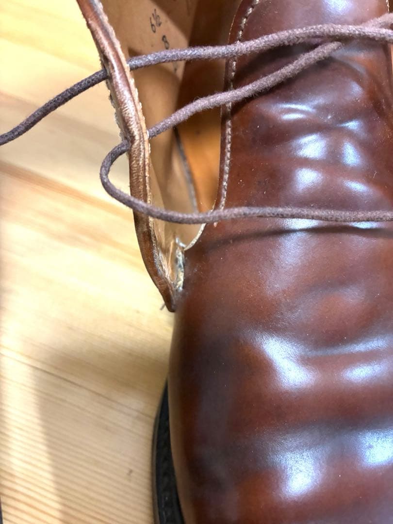 Alden オールデン　マホガニーコードバン　チャッカー　6.5 ウィスキー