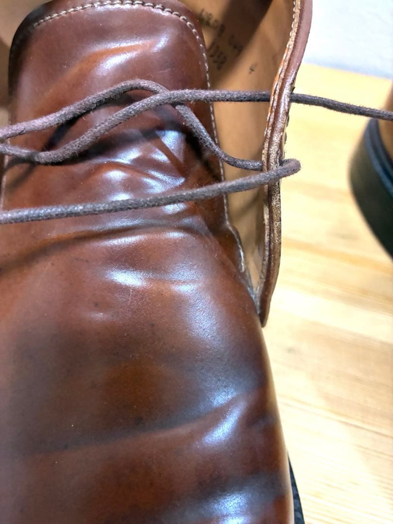 Alden オールデン　マホガニーコードバン　チャッカー　6.5 ウィスキー