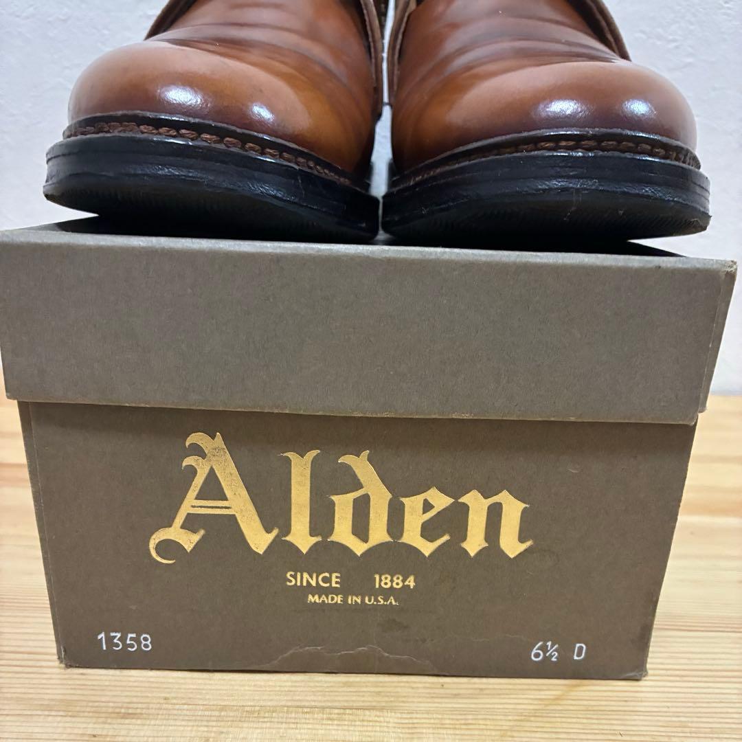 Alden オールデン　マホガニーコードバン　チャッカー　6.5 ウィスキー