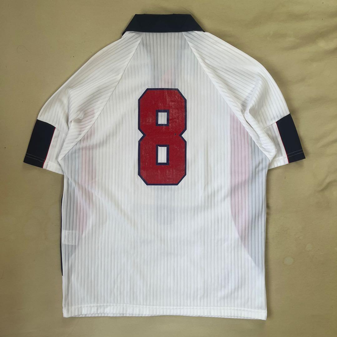 1997-99 イングランド代表 ホームユニフォーム #8 正規品