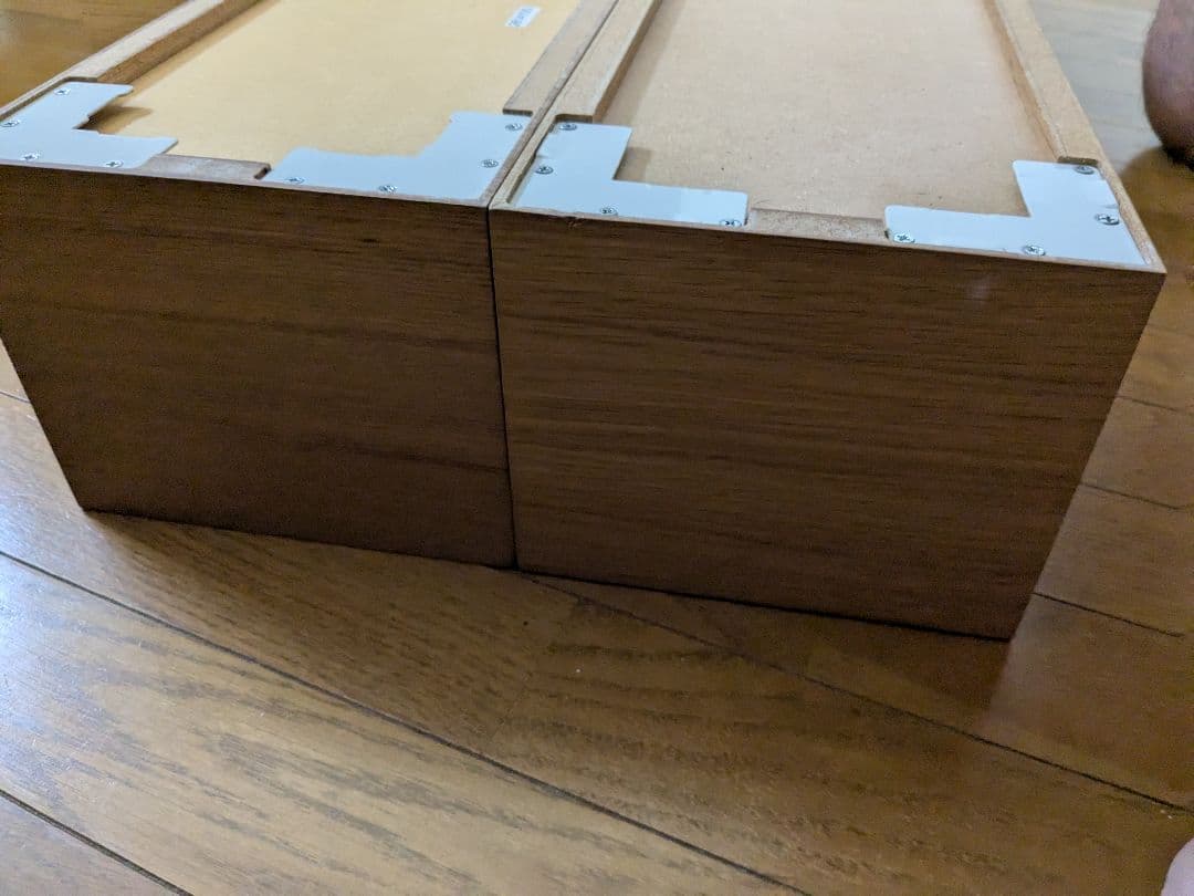 無印良品 壁に付けられる家具箱 オーク材 88cm 44cm 19cm