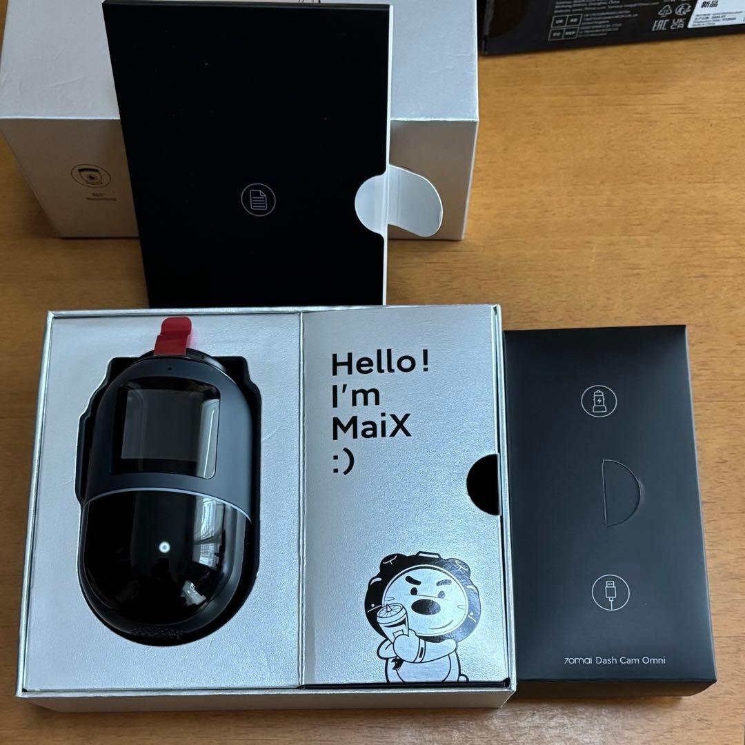 70mai Dash Cam Omni 前後左右360度撮影対応128GB