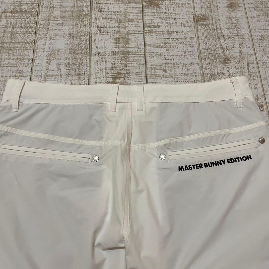 新品 マスターバニー ロングパンツ シンプル ホワイト Mサイズ （4）