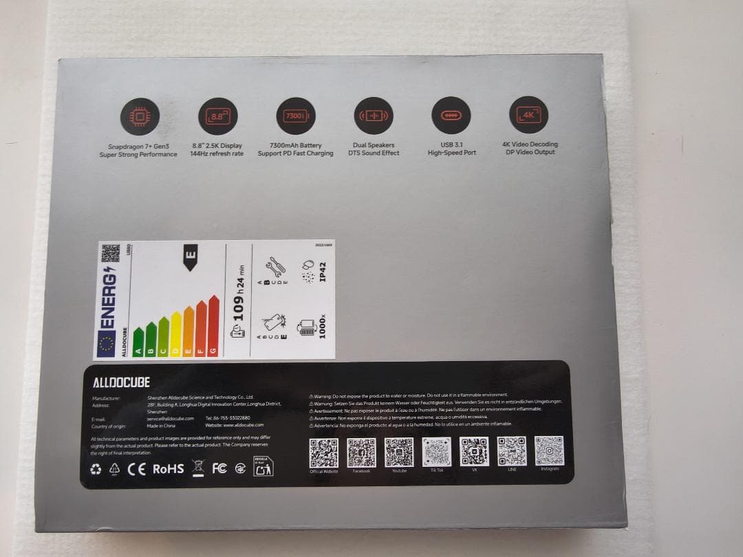 ALLdocube iPlay70 mini Ultra 8.8インチ