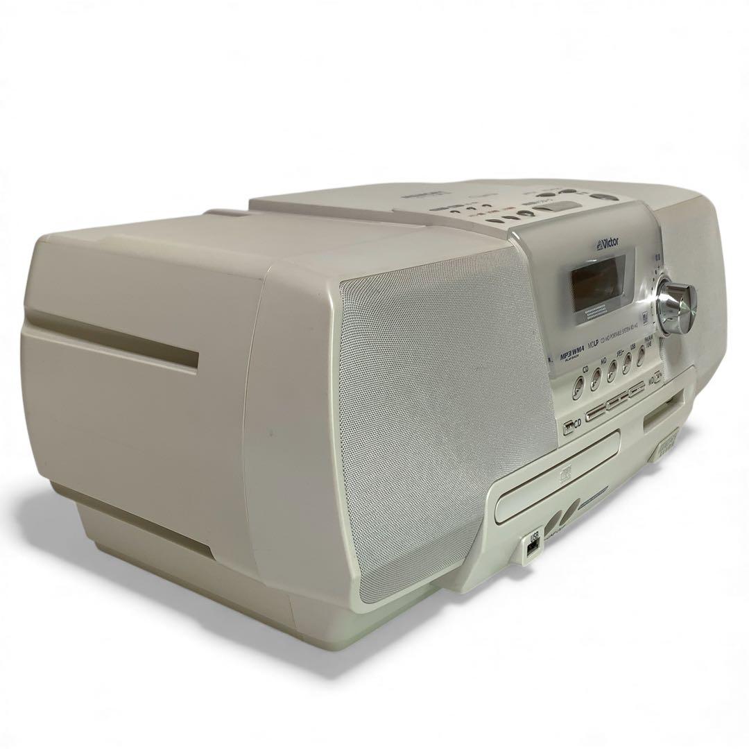 音出し動作確認済み　Victor RD-M2 W ビクター　ラジカセ　グラビア