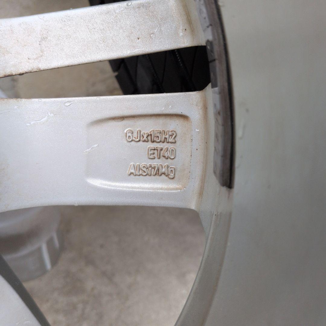 【送料込】Volkswagen ポロ純正　15インチ　４本セット