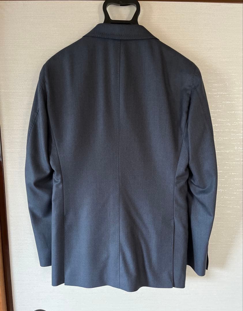 イタリア製エルメネジルドゼニアトラベラー英国製ドーメル 三揃スーツオールシーズン