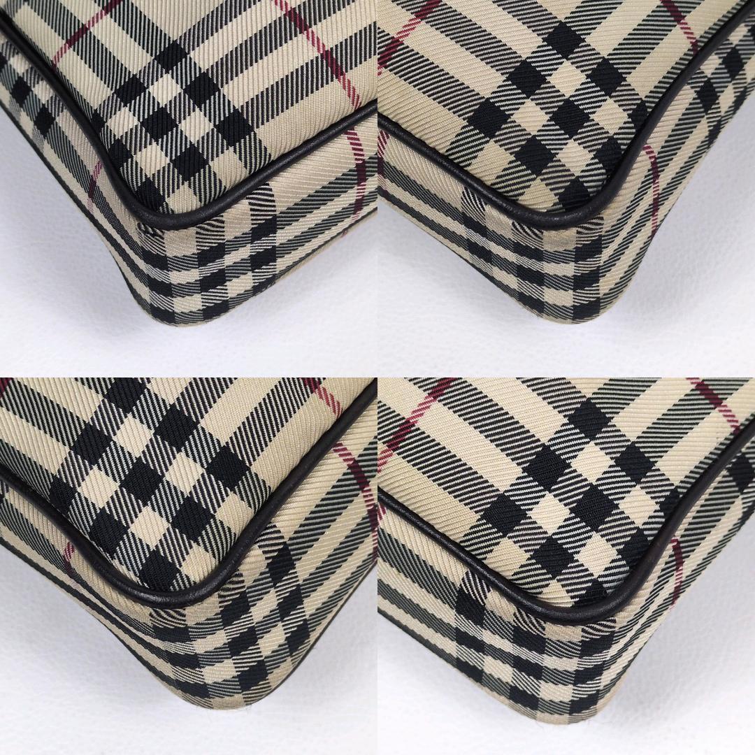 バーバリー ノバチェック ショルダーバッグ ハンドバッグ ブラウン 2way