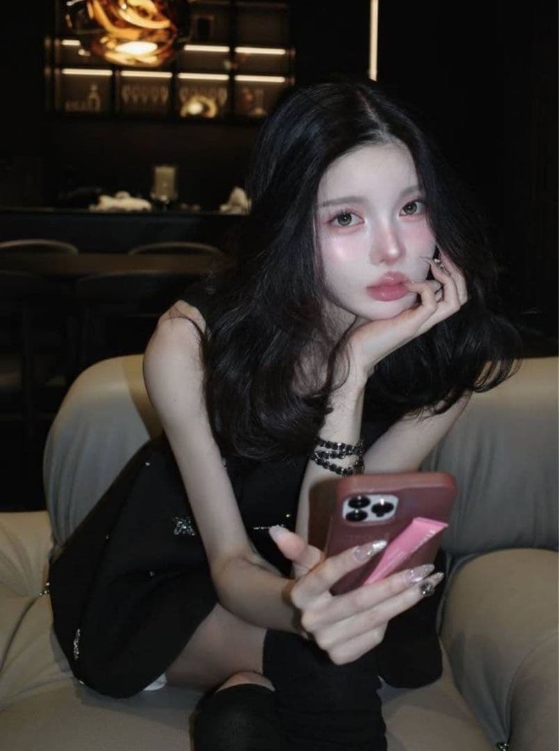 新品タグ付 ダーリッチ ビジューフレアバルーンミニドレス フリー ブラック