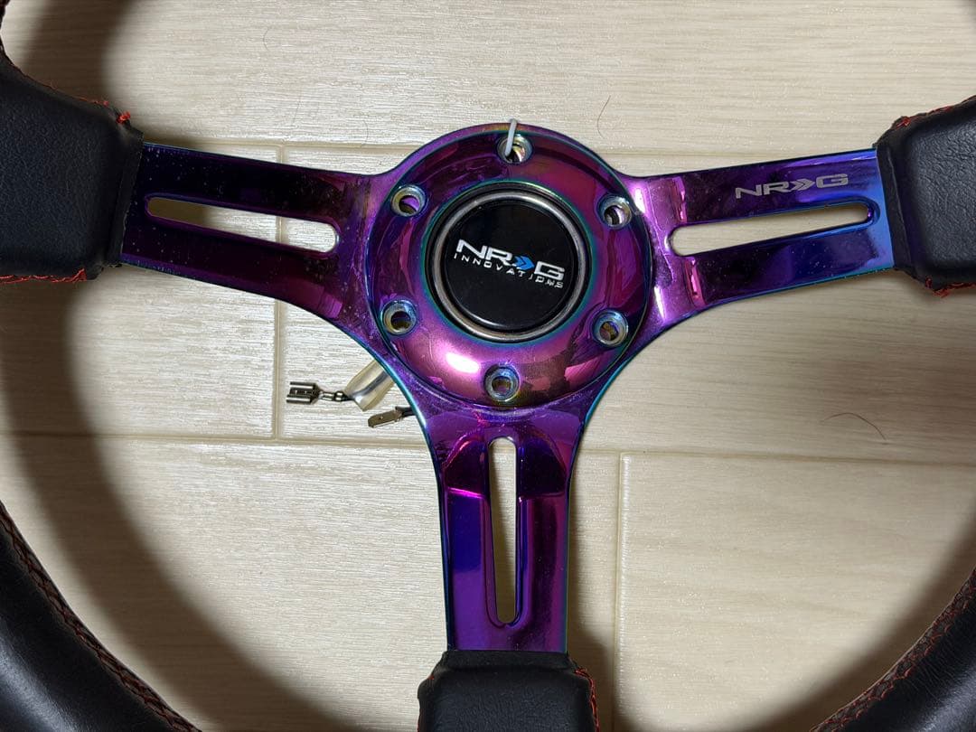 NRG ステアリングホイール パープル
