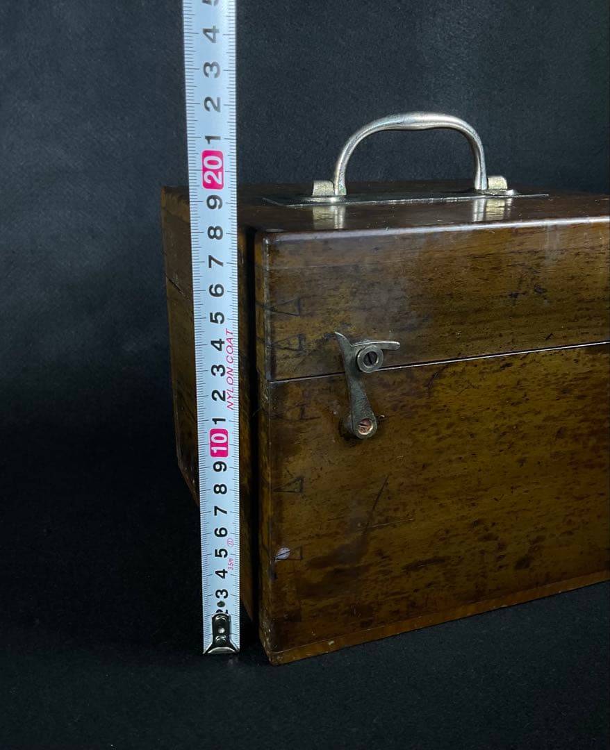 医者　道具箱　木箱　往診鞄　古道具