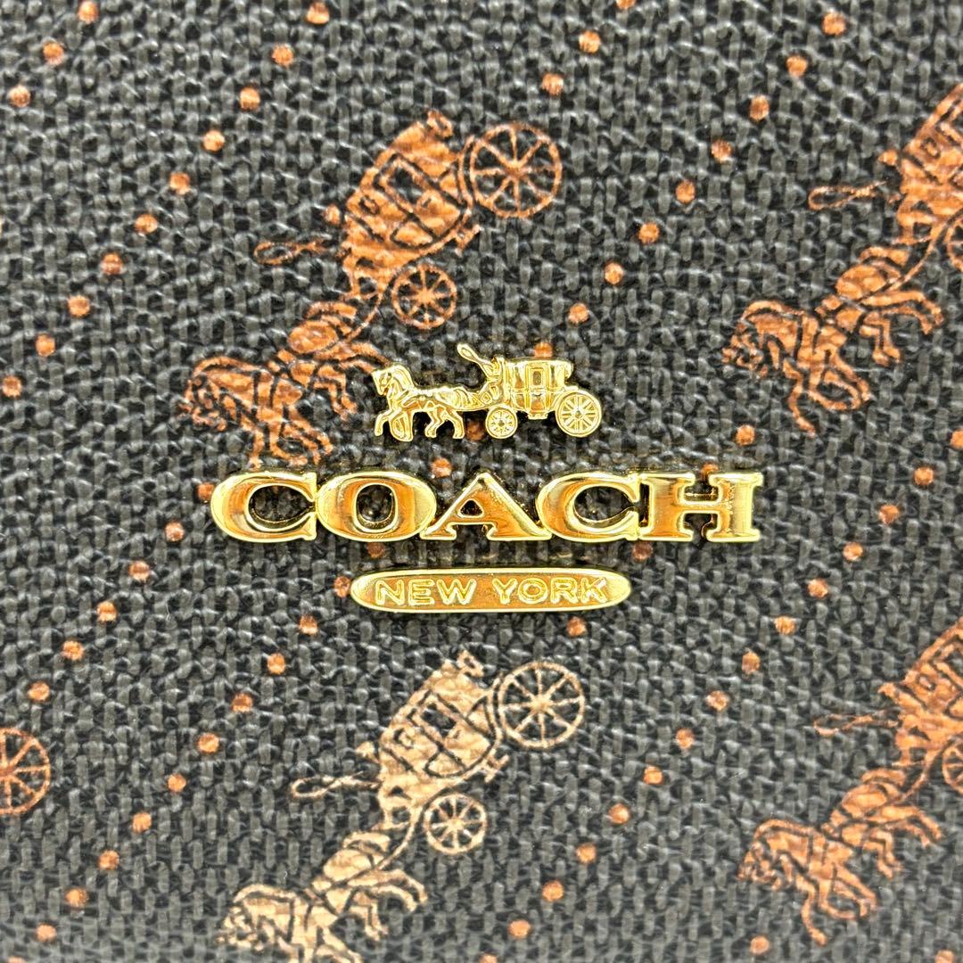 【極美品】COACH コーチ トートバッグ シグネチャー チャーム付き