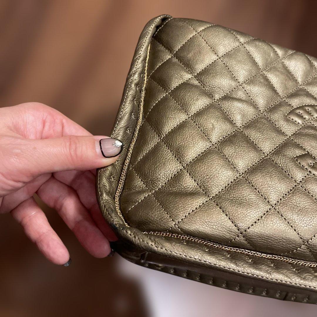 貴行 様CHANELシャネル マトラッセ チェーントートチェーンバッグ ブロンズ
